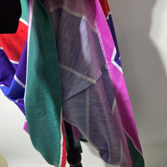 Vintage Red and Green Sleeveless Spaghetti Strap Sundress - Picture 6 of 8